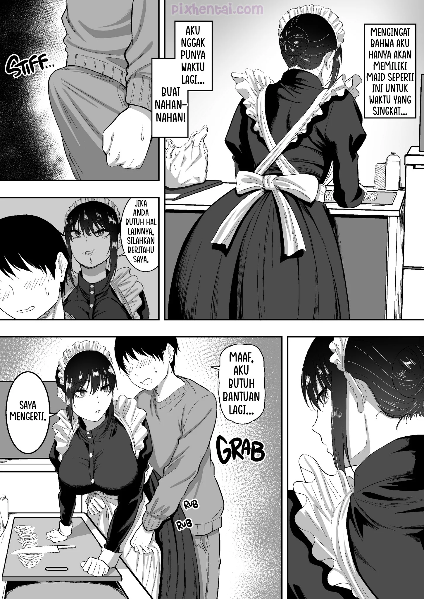 Komik hentai xxx manga sex bokep Maid no Shirasaki-san ni Gohoushi Shite Morau Hanashi 13